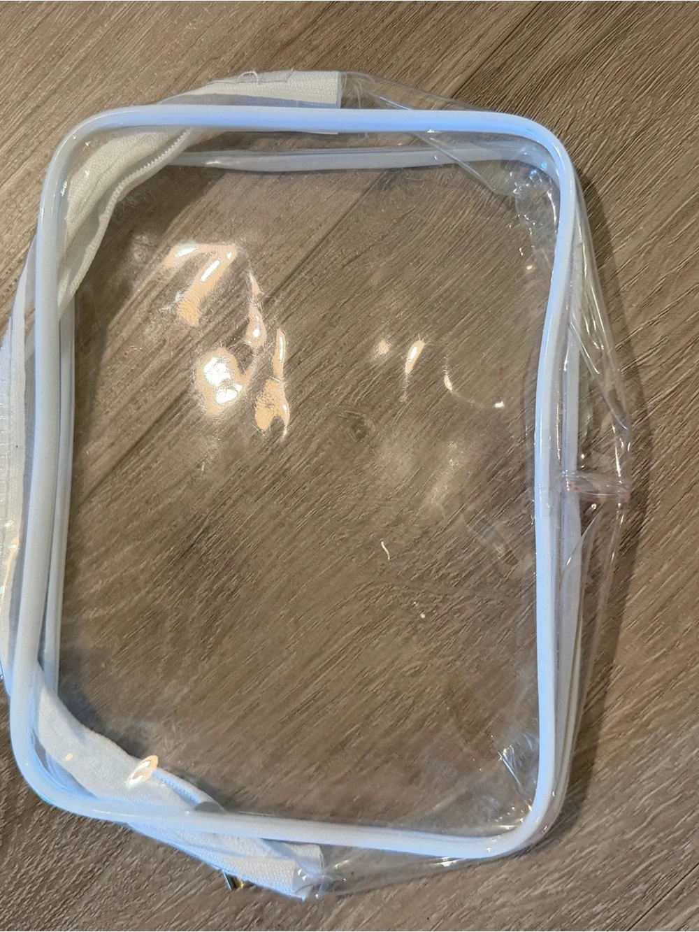 Unbranded Clear Zipper Makeup Bags - Unisex One Size (Set of 3)